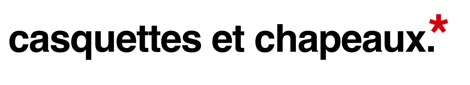 Casquette et chapeaux