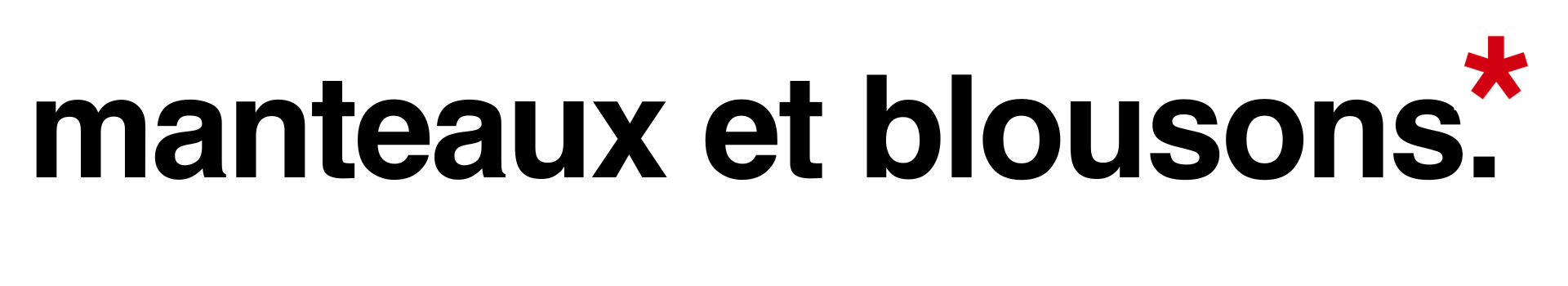 Manteaux et blousons