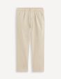 Pantalon chino straight  - beige