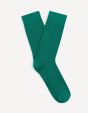 Chaussettes hautes coton - vert