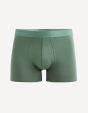 Boxer en coton stretch - vert de gris