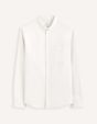 Chemise regular 100% coton oxford - beige