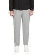 Pantalon straight - gris