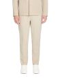 Pantalon straight - beige