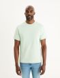 T-shirt col rond boxy 100% coton - bleu