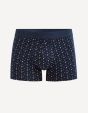 Boxer en coton stretch - marine