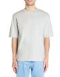 T-shirt infroissable oversize col rond - bleu