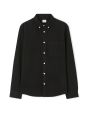 Chemise regular casual 100% coton - noir
