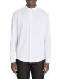 Chemise regular maille gaufré coton stretch - blanc