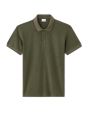 Polo regular jersey en coton stretch - kaki