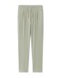 Pantalon 24H straight stretch en toile - sauge