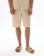 Bermuda 100% gaze de coton - Beige