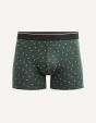 Boxer en coton stretch - vert
