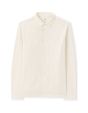 Chemise regular jacquard 100% coton - blanc