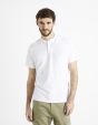 Polo piqué 100% coton - blanc