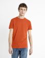 Essentiel - Le T-shirt slim terracotta