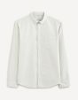 Chemise regular oxford 100% coton - vert