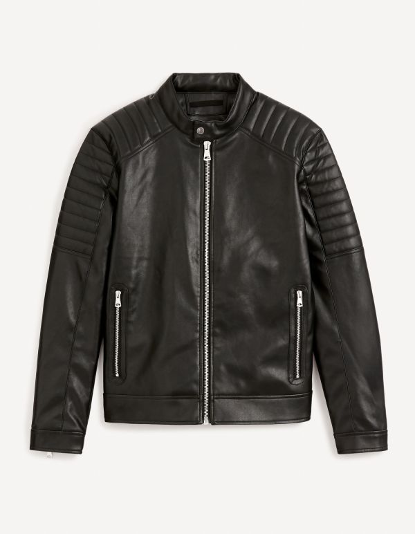 Blouson biker - noir