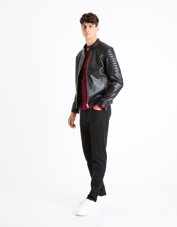 Blouson biker - noir