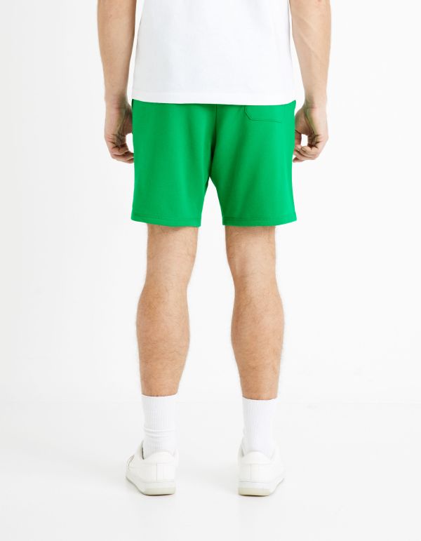 Bermuda 100% coton - vert