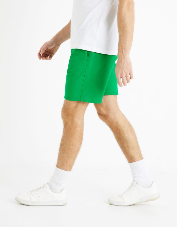 Bermuda 100% coton - vert