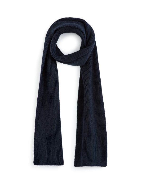 Echarpe en maille - marine