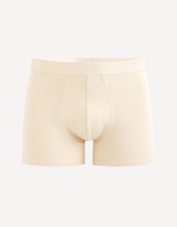Boxer en coton stretch - taupe