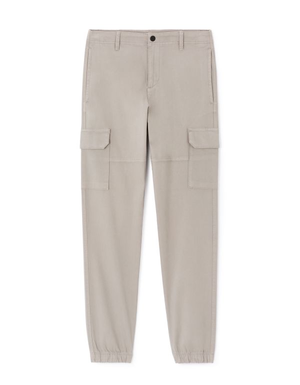 Pantalon cargo slim - gris