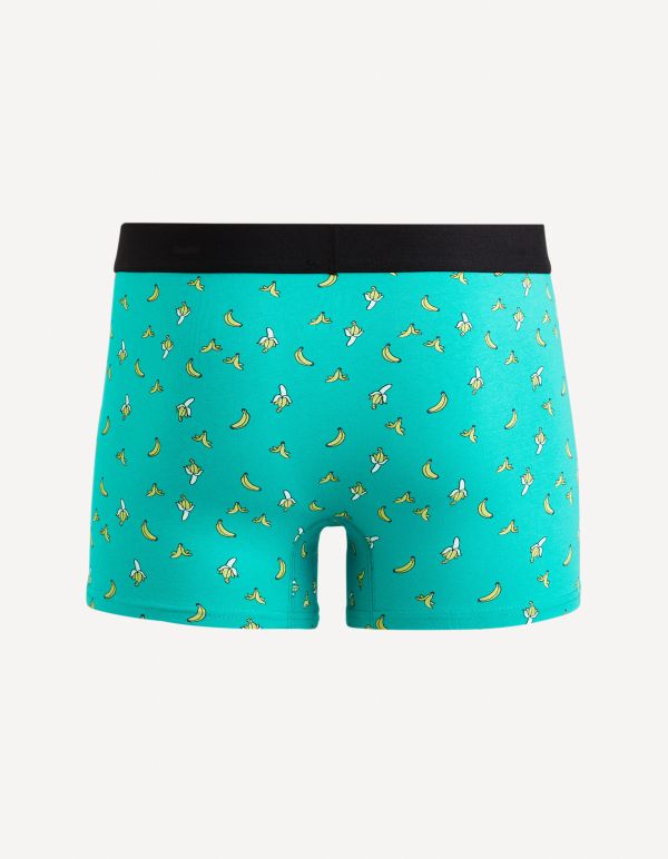 Boxer en coton stretch - vert