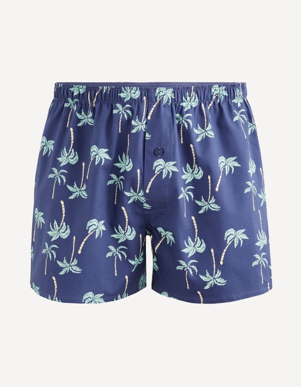 Caleçon 100% coton - marine