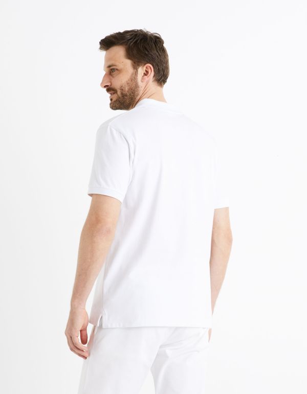 Polo jersey - Blanc