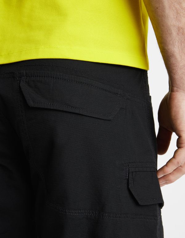 Short cargo 100% coton - noir