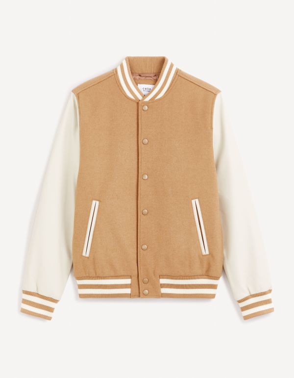 Blouson teddy - camel