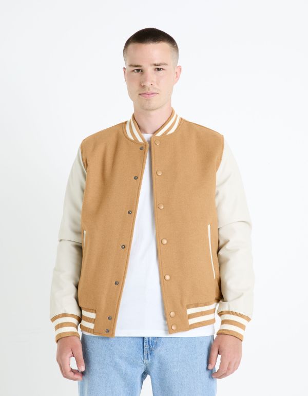 Blouson teddy - camel