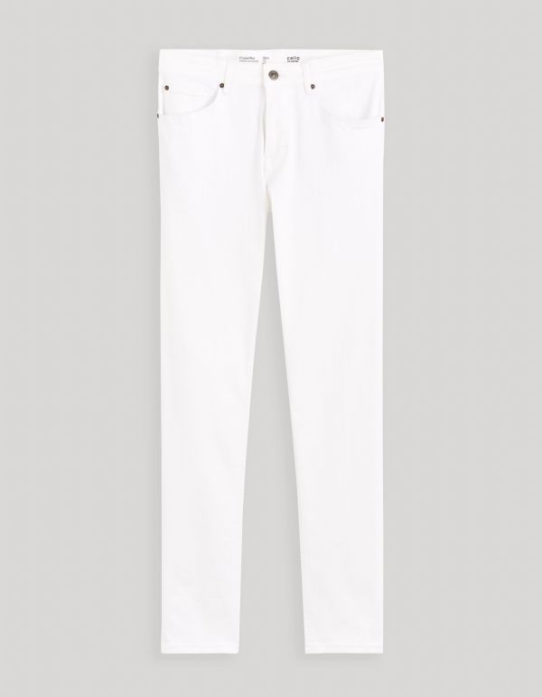 Jean slim C25 powerflex - blanc