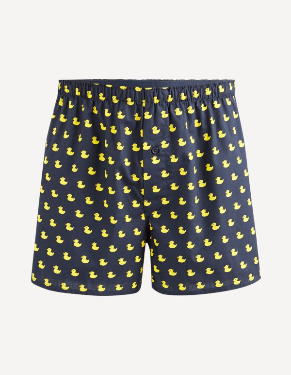 Caleçon 100% coton - marine