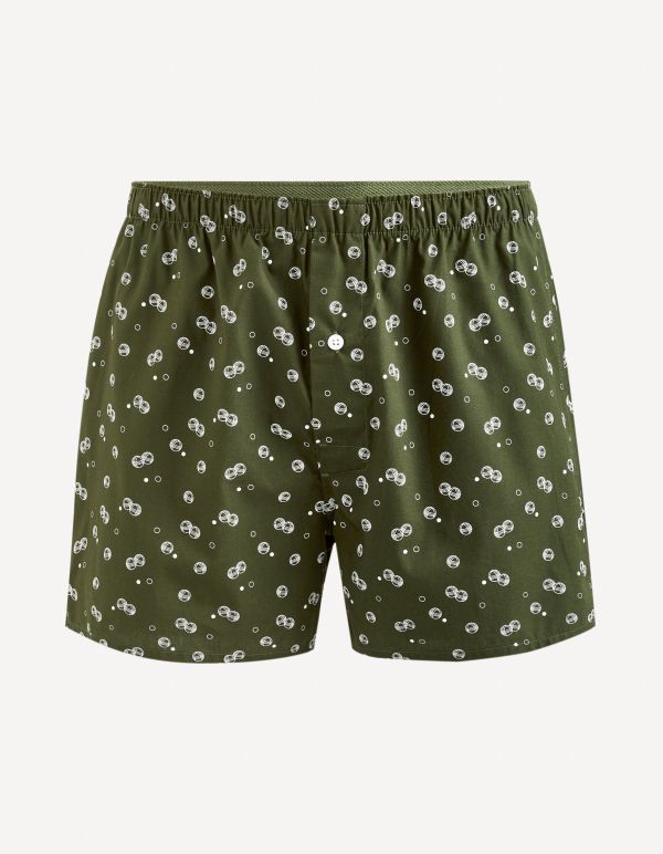 Caleçon 100% coton - vert