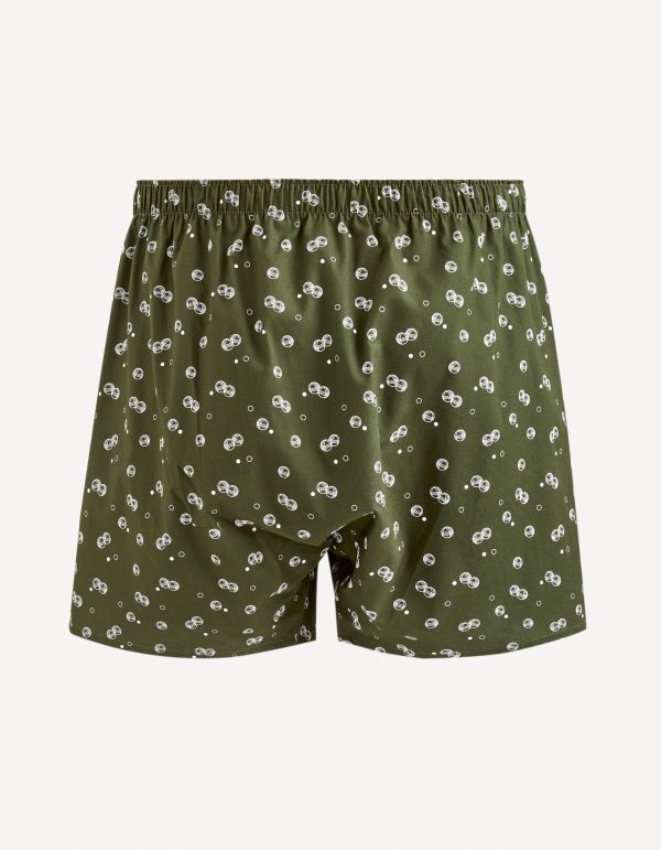 Caleçon 100% coton - vert