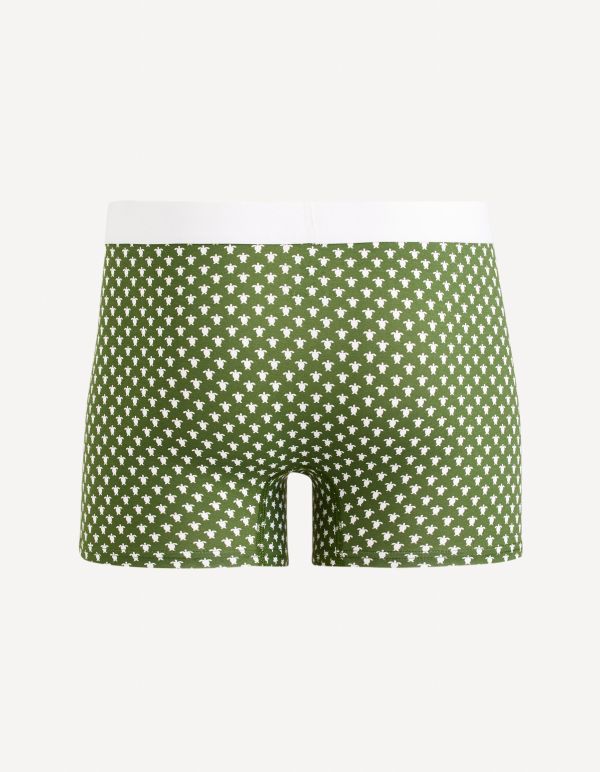 Boxer en coton stretch - vert