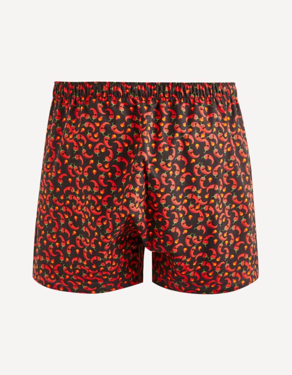 Caleçon 100% coton - noir