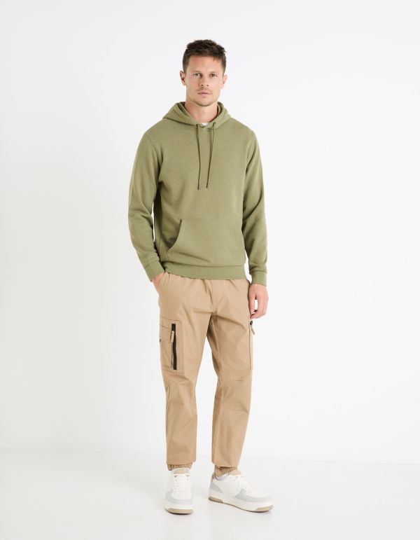 Pantalon cargo straight - beige