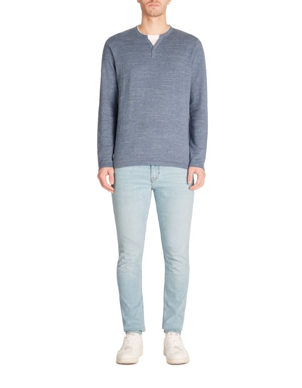 Jean skinny coton stretch c45 - bleu clair