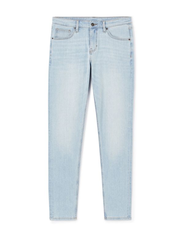 Jean skinny coton stretch c45 - bleu clair