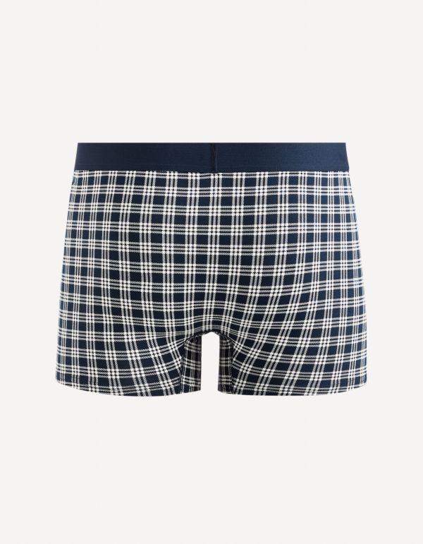 Boxer en coton stretch - marine