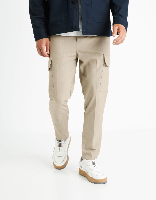 Pantalon 24h cargo - beige foncé