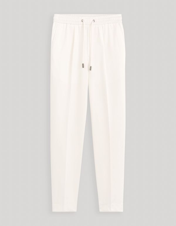 Pantalon en maille - écru