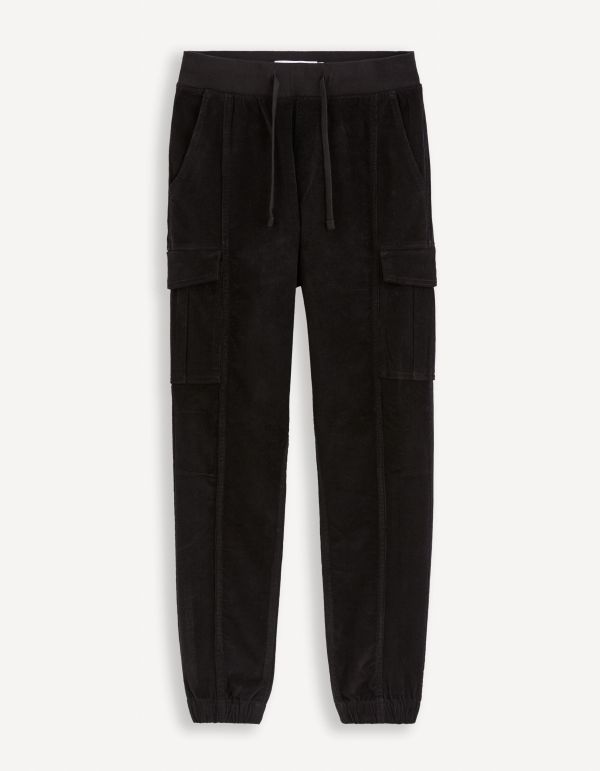 Pantalon cargo - noir