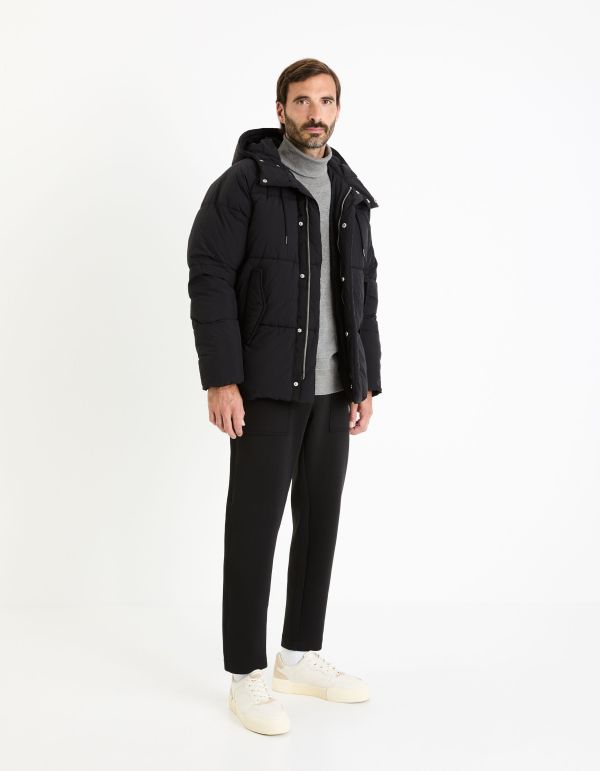 Sweat col roulé coton mélangé - gris