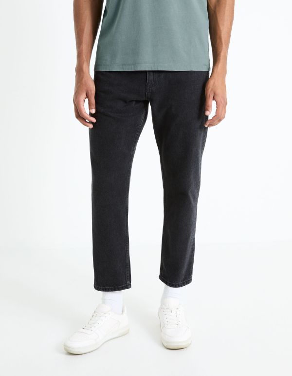 Jean relax C85 100% coton - noir