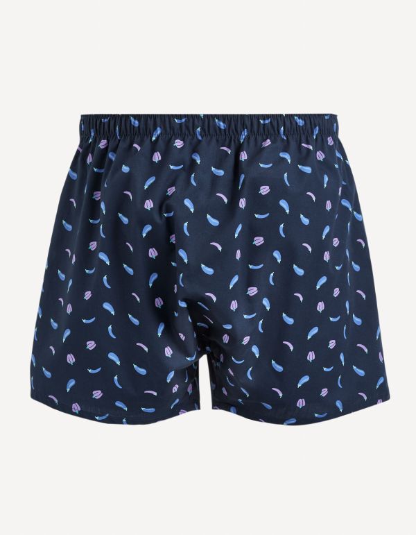 Caleçon 100% coton - marine